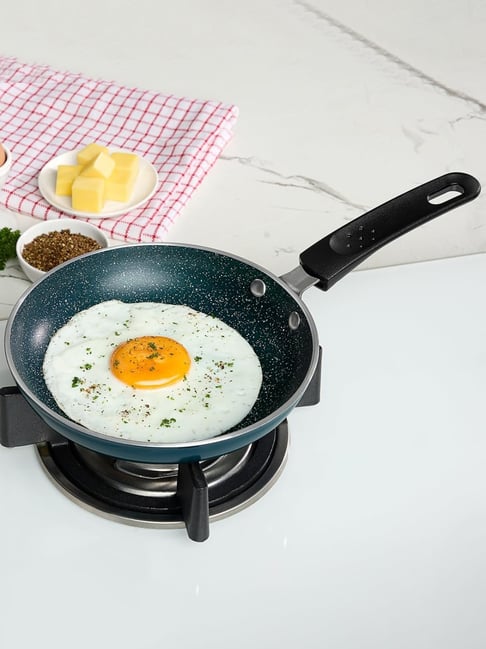 Borosil ?Blue ?Aluminium Fry Pan - (1500ml)