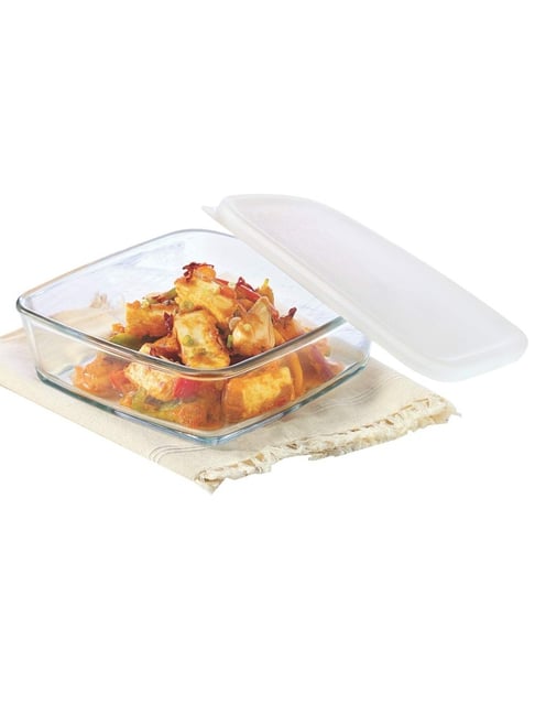 ?Borosil ?Transparent Glass Baking Dish (500 ML)