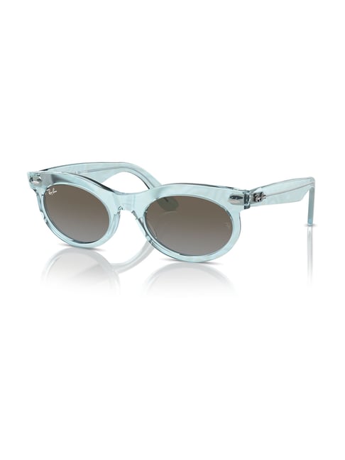 RAY-BAN Unisex Gradient Blue Lens Oval Sunglasses - 0RB224213859653-picture-27