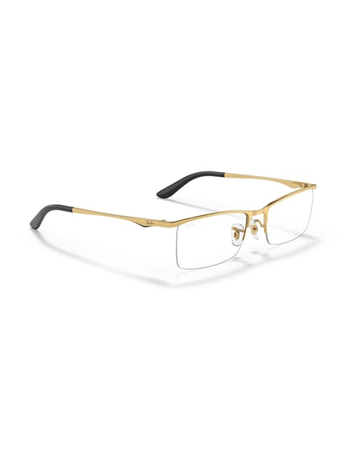 Ray-Ban Men Rectangle Gold Colour Frames 0RX6323I250052 - Main Image