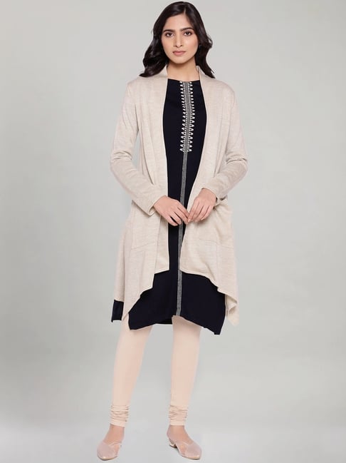 strapless open back dress Women's Long Maxi Oversized Cardigan Black – Styledup.co.uk main image 0