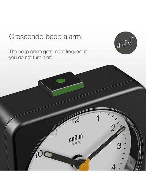 Buy Braun Black Classic Analog Alarm Clock at Best Price @ Tata CLiQ