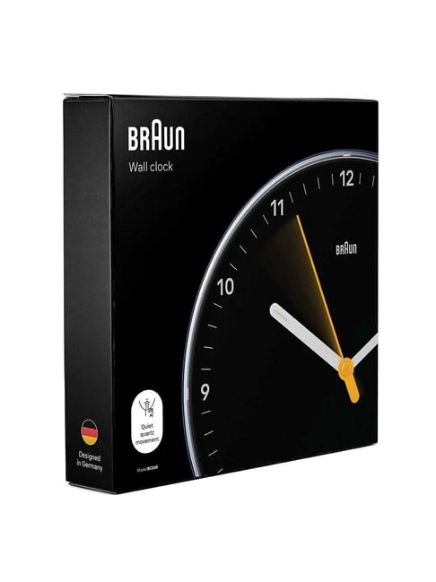Buy Braun Black Digital Alarm Clock With Snooze & Negative LCD