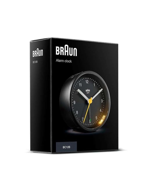 Buy Braun Black Digital Alarm Clock With Temperature Display at
