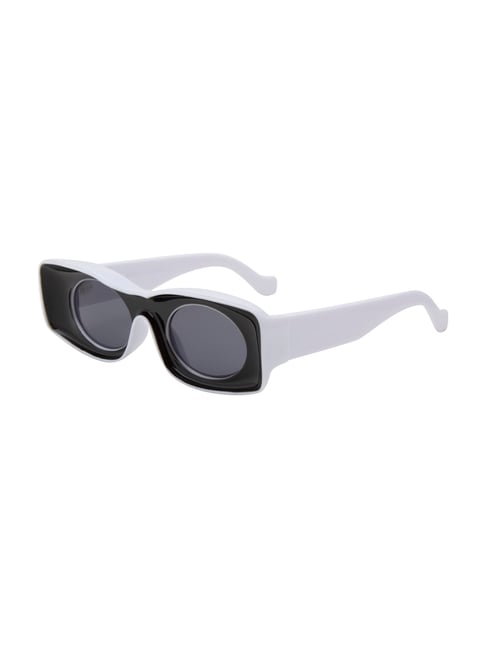Ted Smith Grey Square UV Protection Unisex Sunglasses-picture-35