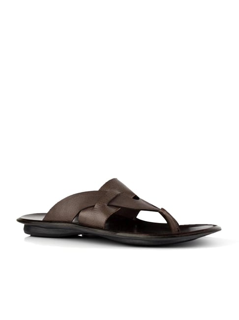 Language Shoes Men's Maven Brown Thong Sandals