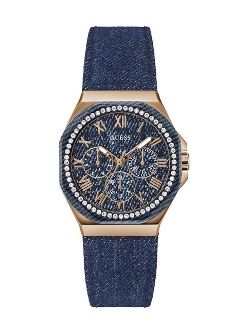 GUESS Glaze Women Blue Octogonal Dial Analog Watch - GW0753L5-picture-19