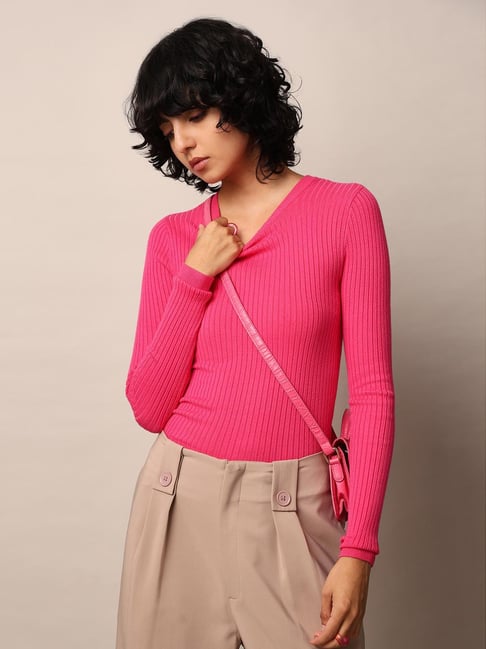 Only Pink Slim Fit Pullover-picture-20