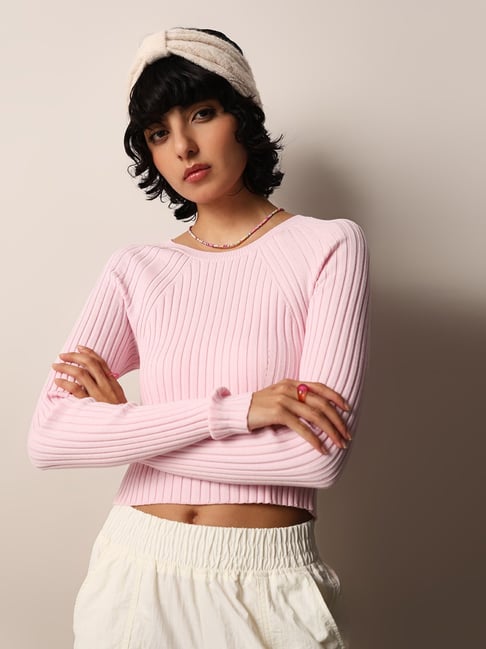 Only Pink Slim Fit Pullover-picture-18