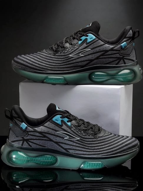 Asian Men's Grey Running Shoes-picture-37