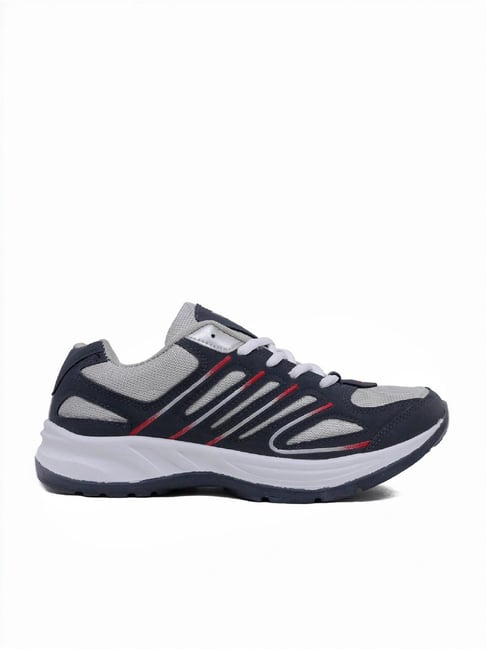 Asian Men's Grey & Blue Running Shoes-picture-44