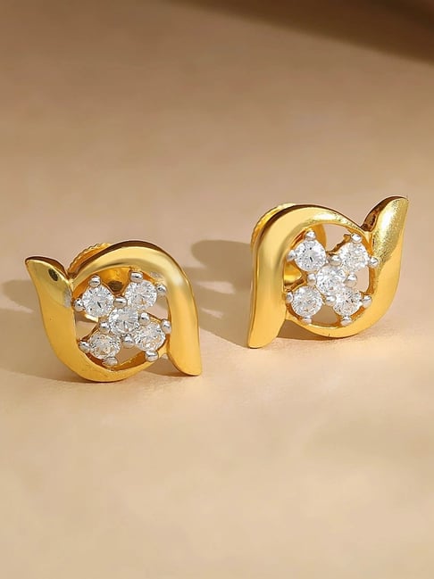 Buy Malabar Gold and Diamonds 22k BIS Yellow Gold Stud Earrings