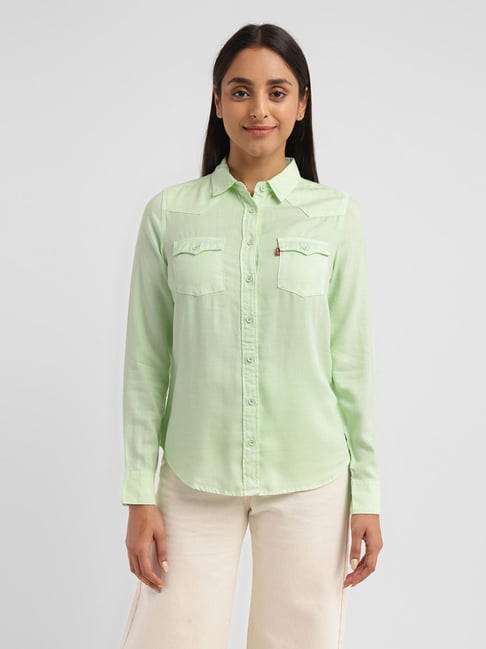 Levi's Green Shirt