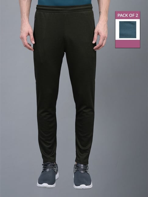 Force NXT Green Regular Fit Sports Trackpants - Pack Of 2-picture-13