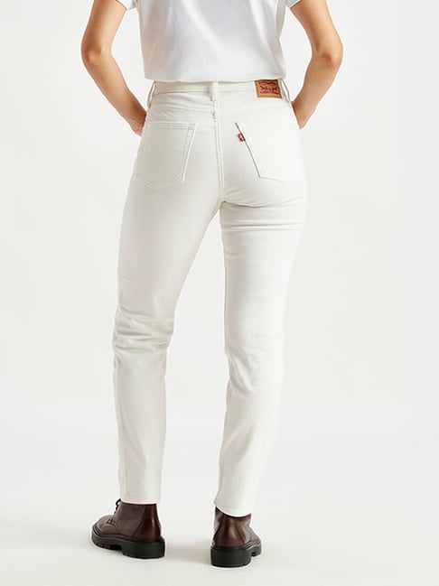 Buy Levi's 724 Bright White Slim Fit High Rise Jeans for Women's