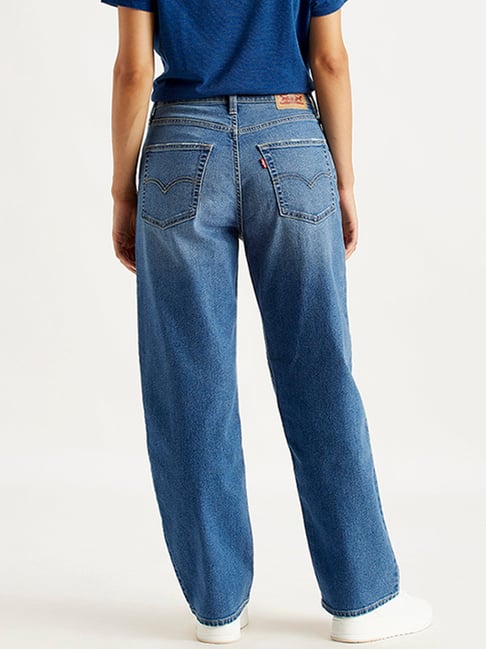 Levi s Royal Blue Relaxed Fit Mid Rise Jeans