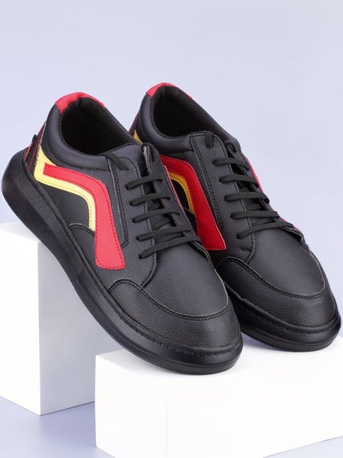 Rapid Box Men's Black Casual Sneakers-picture-33