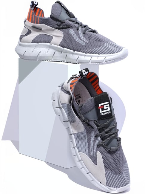 Rapid Box Men's Grey Running Shoes