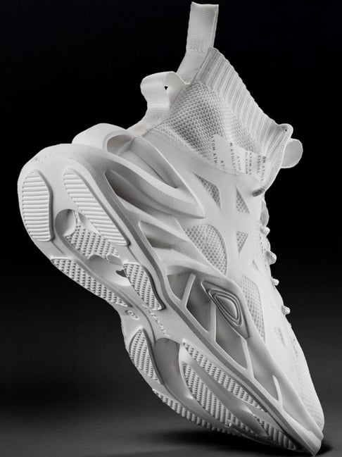 Atom Men's Alpha SoftBounce White Running Shoes-picture-39