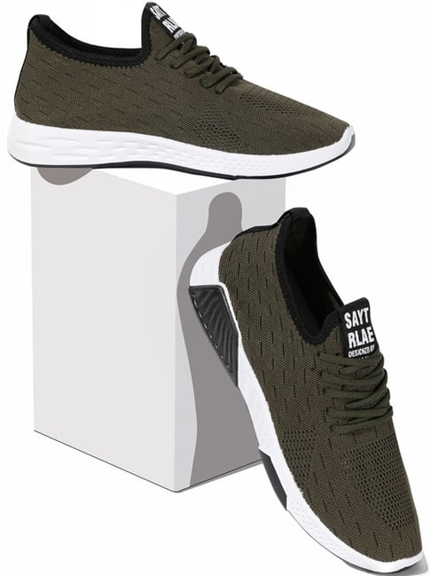 Rapid Box Men's Olive Running Shoes-picture-38
