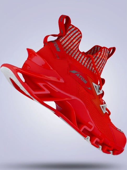 Atom Men's Spring Edge Alpha 2 Red Running Shoes