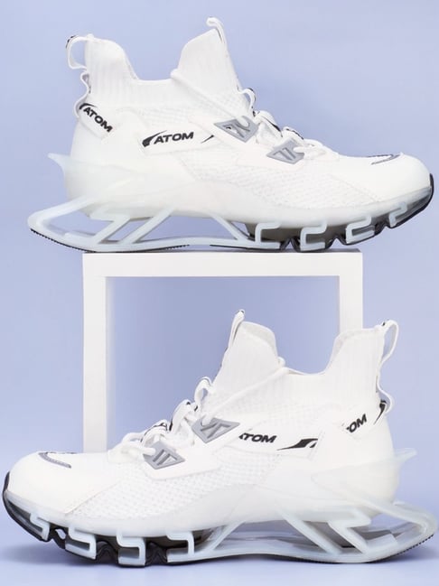 Atom Men's Spring Edge Alpha 2 White Running Shoes