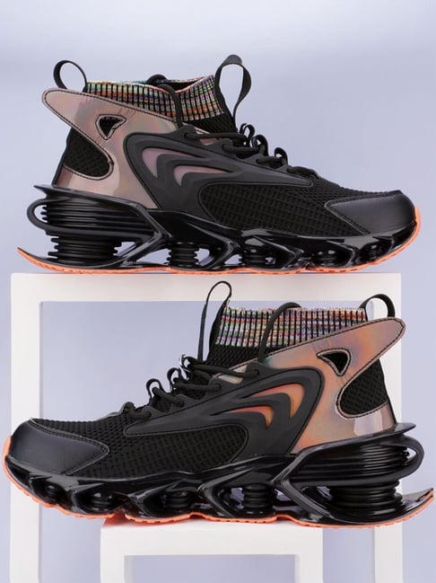 Atom Men's Spring Edge Alpha Black Running Shoes