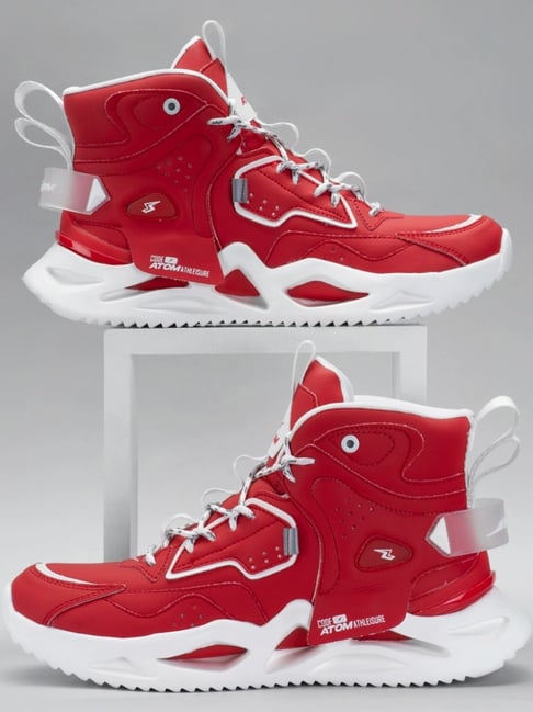 Atom Men's Chroma Kick Red Running Shoes-picture-23