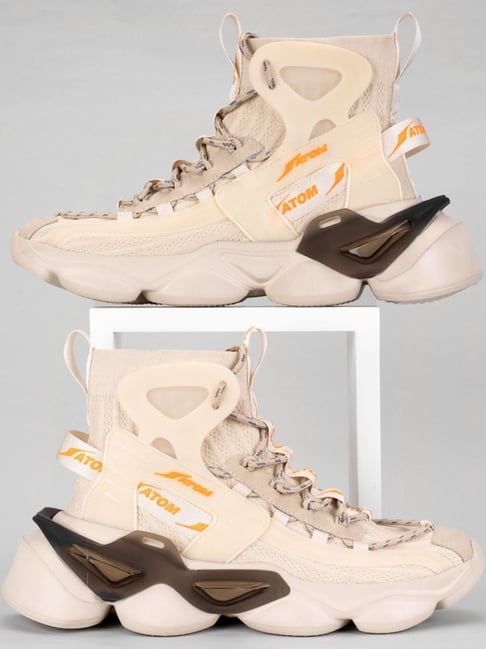 Atom Men's Gansta1 Beige Running Shoes-picture-24