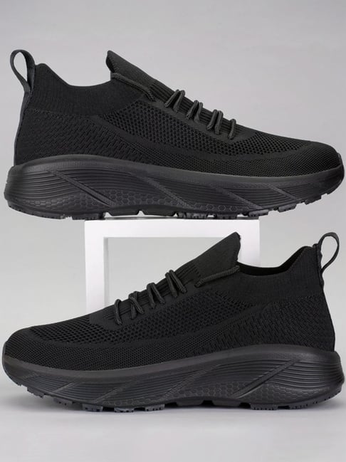 Atom Men's Ultimate Black Running Shoes-picture-28