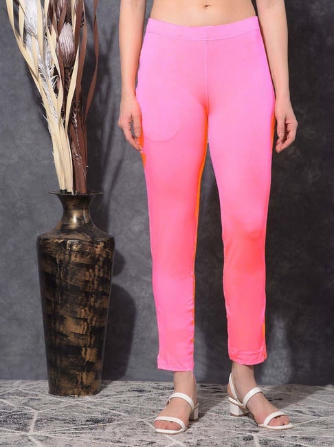 Dollar Missy Hot Pink Cotton Pants