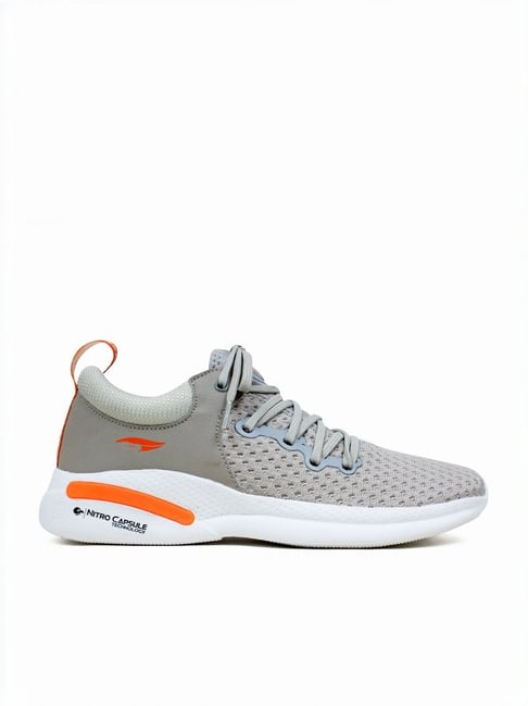 Asian Men's Grey Running Shoes-picture-36