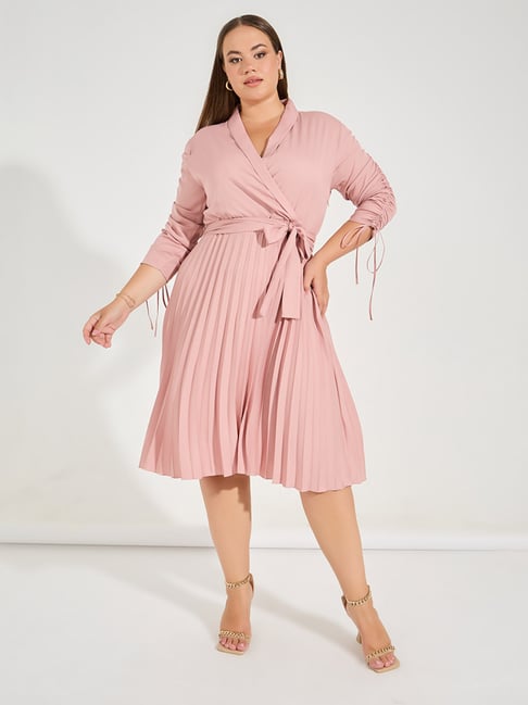 blush pink maxi dress plus size pink blush dress Ros All Season Maxi Dress - Blush Pink, Large