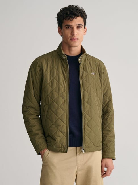 Gant Green Regular Fit Quilted Jacket