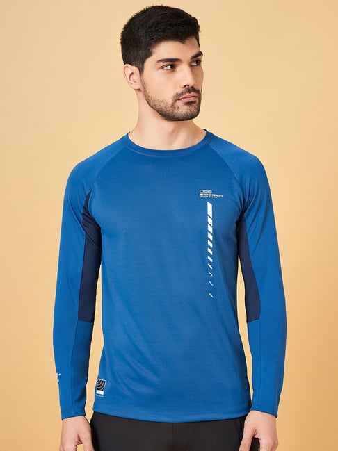 Price History of Ajile By Pantaloons Blue Slim Fit Printed T-Shirt