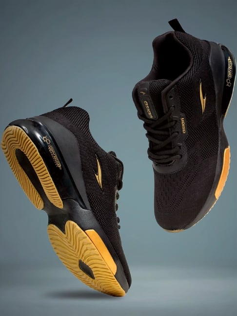 Asian Men's Black Running Shoes-picture-46