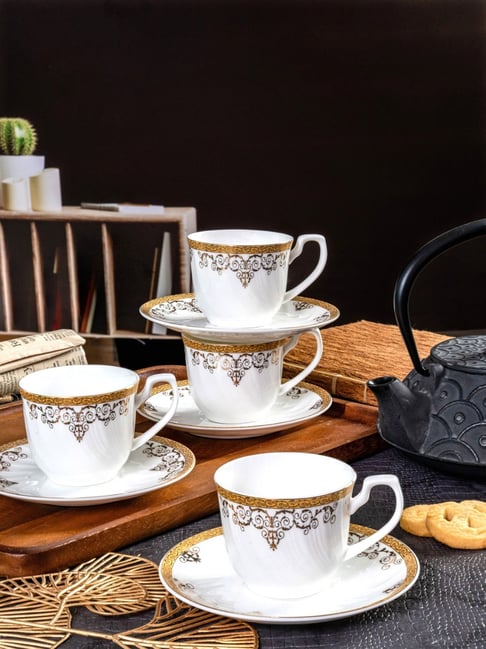 Goodhomes White Bone China 15pcs Tea Set