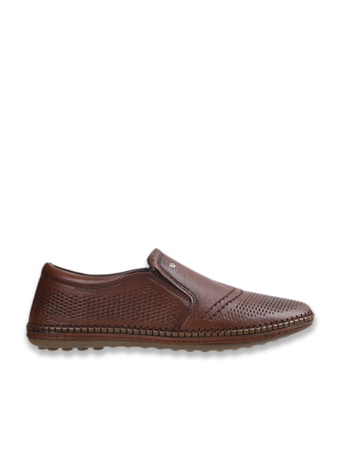 Mochi Men's Tan Casual Loafers-picture-34