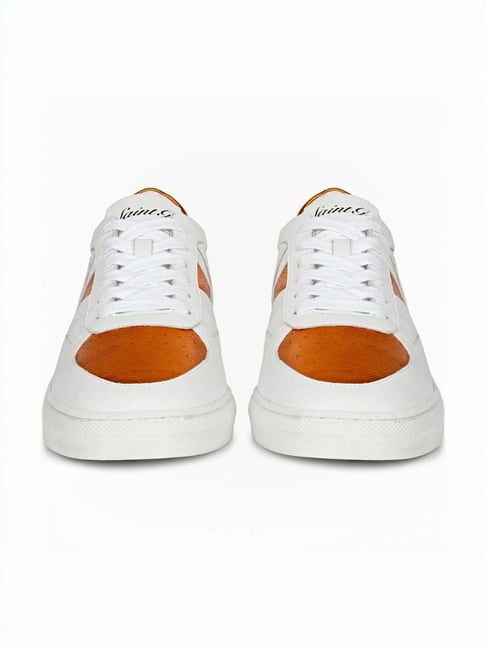 Buy Saint G Men's Arlo Orange Casual Sneakers for Men at Best