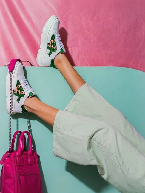 Saint G Women's Antea Green Sneakers-picture-18