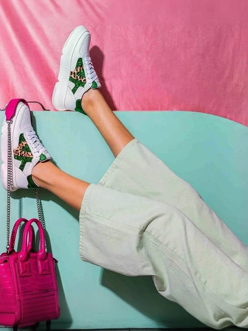 Saint G Women's Antea Green Sneakers-picture-19