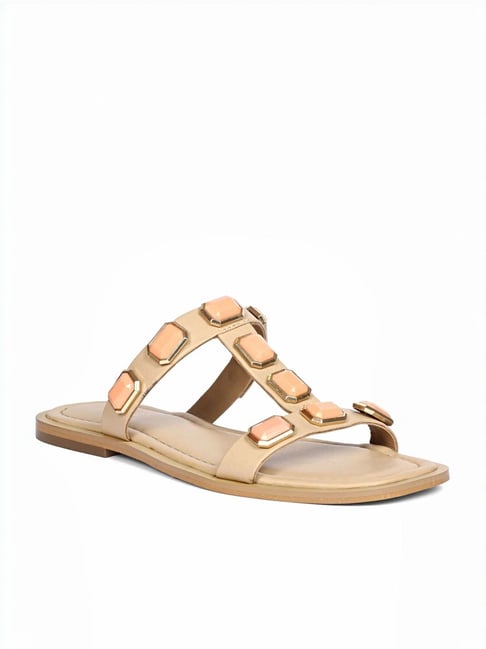 Saint G Women's Beige Casual Sandals-picture-36