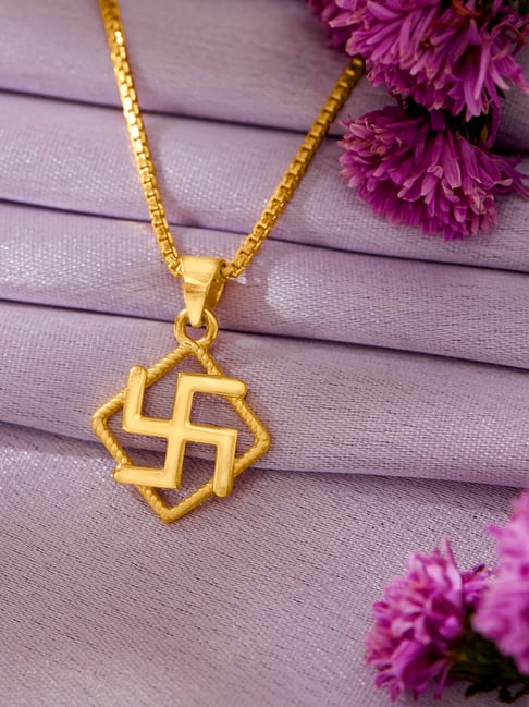png jewellers P.N.Gadgil Jewellers 22 Karat (916) BSI Gold Religious Pendant-picture-44