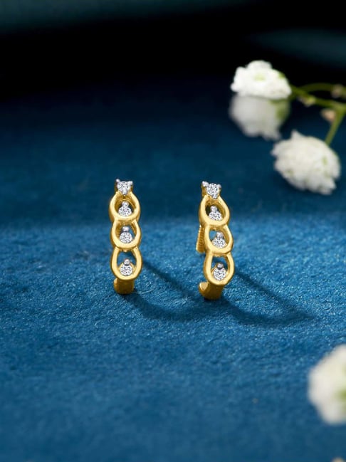 png jewellers P.N.Gadgil Jewellers 22KT (916) BSI Gold Gleaming Tots Earring-picture-40