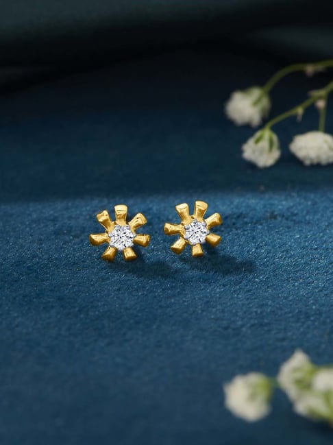 png jewellers P.N.Gadgil Jewellers 22KT (916) BSI Gold Petal Pops Earring-picture-32