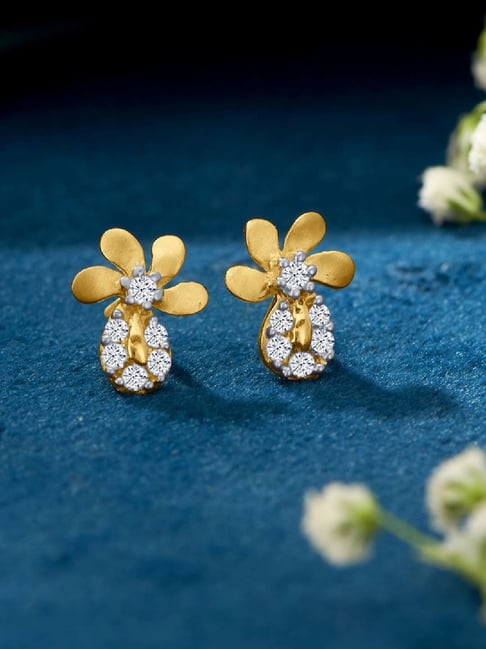 png jewellers P.N.Gadgil Jewellers 22KT (916) BSI Gold Forest Friends Earring-picture-35