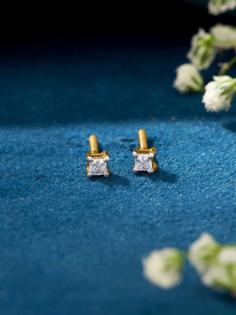 png jewellers P.N.Gadgil Jewellers 22KT (916) BSI Gold Cool Cubes Earring-picture-31