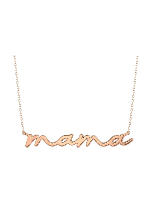 Silvermist 925 Sterling Silver Mama Necklace for Women & Girls