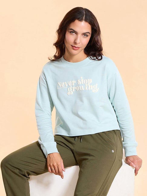 Enamor Surf Spray Cotton Printed Sweatshirt-picture-41