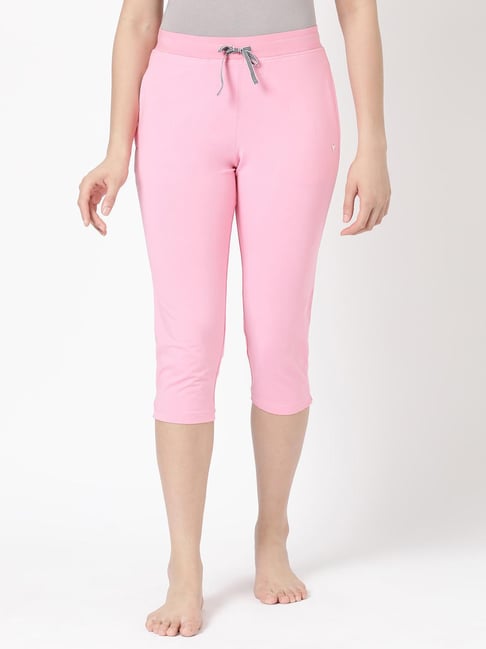 BLOSSOM Women's 92% Cotton Rich, 8% Elastane Soft Stretchable Cotton Everyday Mid-Calf Capri_Cool Capri